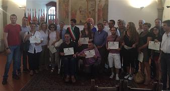 I nuovi volontari di Protezione Civile del Comune di Perugia